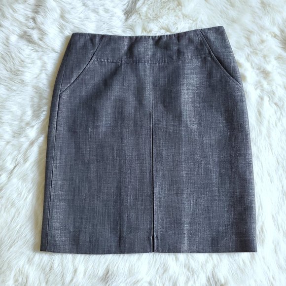 Magaschoni Collection Metallic Straight Skirt 6 - Picture 2 of 11